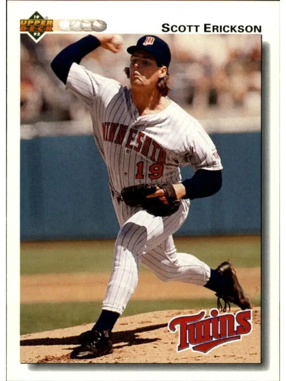 Scott Erickson 1992 Upper Deck MLB #146 Baseball Card Minnesota Twins